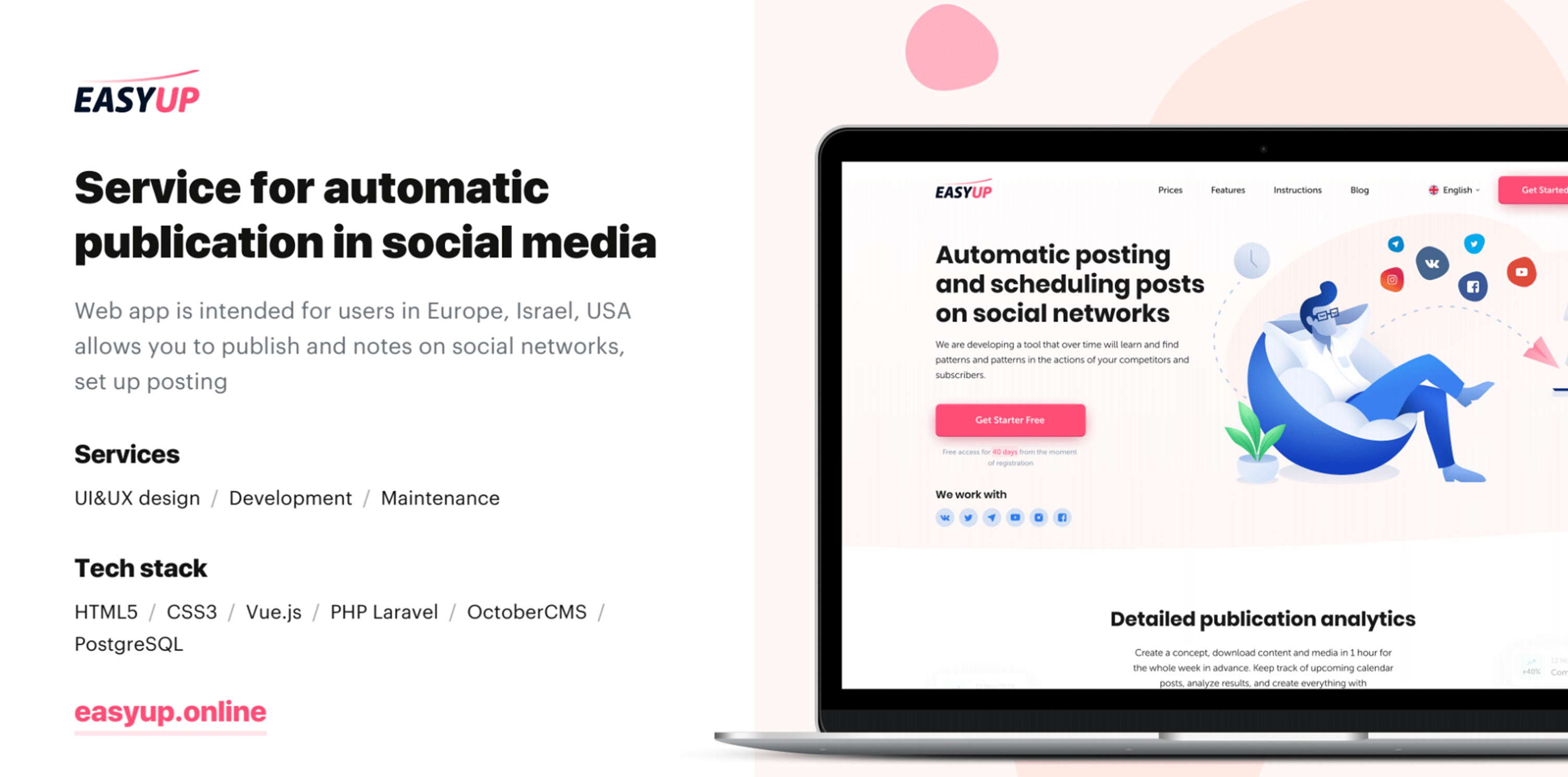 EasyUp - Social Media Automation